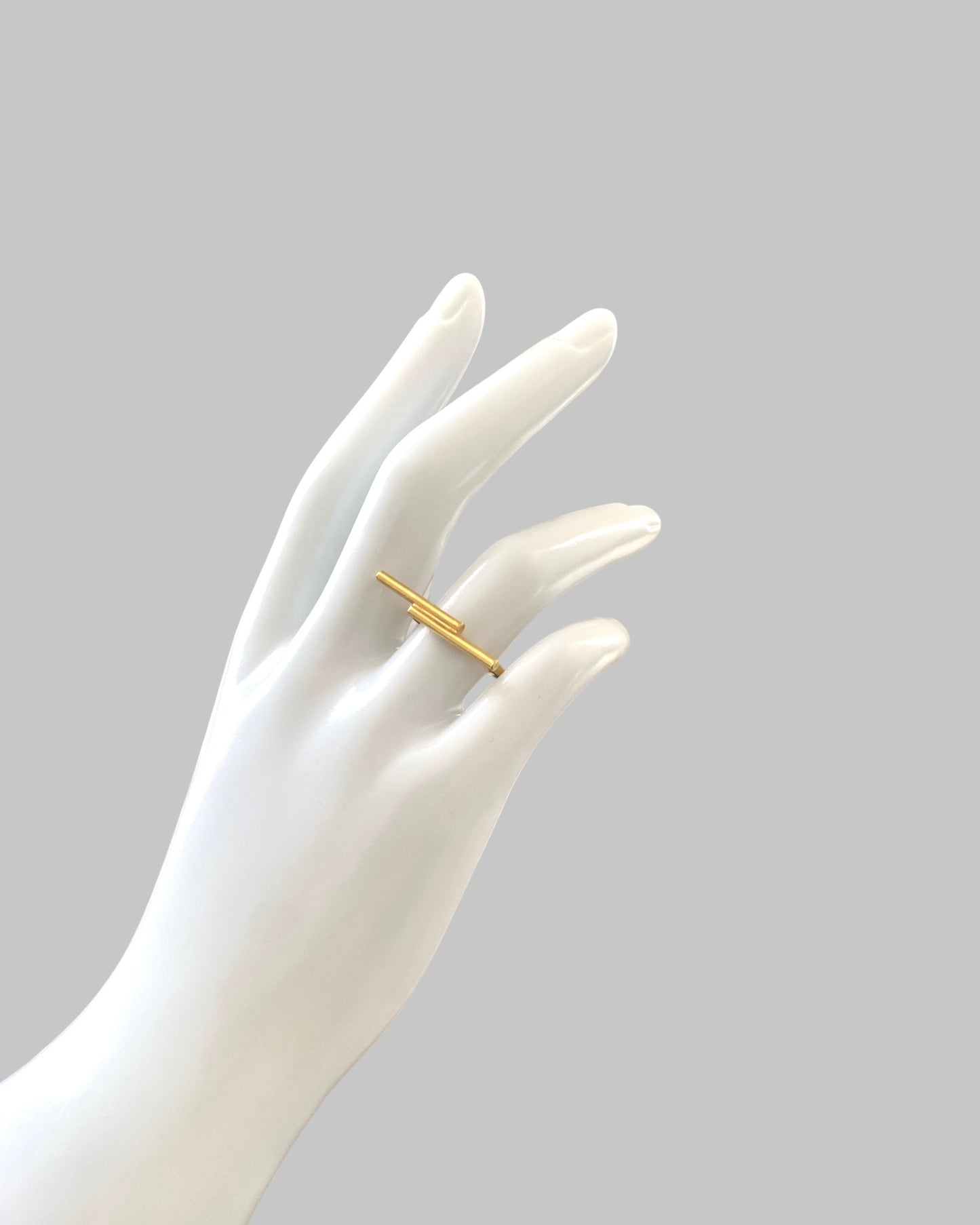 Double Smooth OI Ring Gold