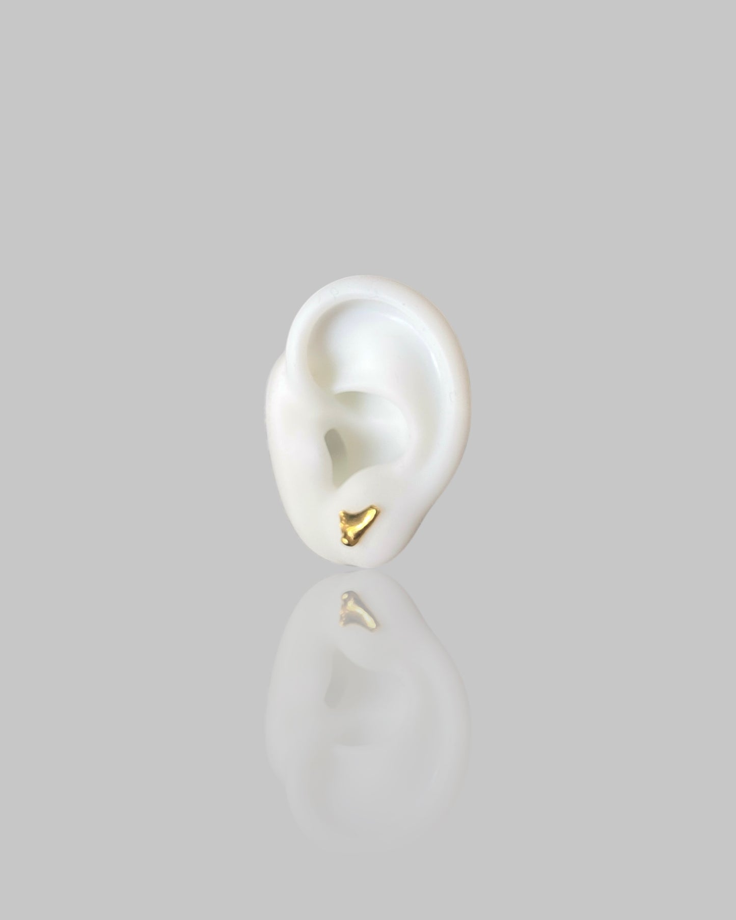 Abstract Mismatched Studs Gold