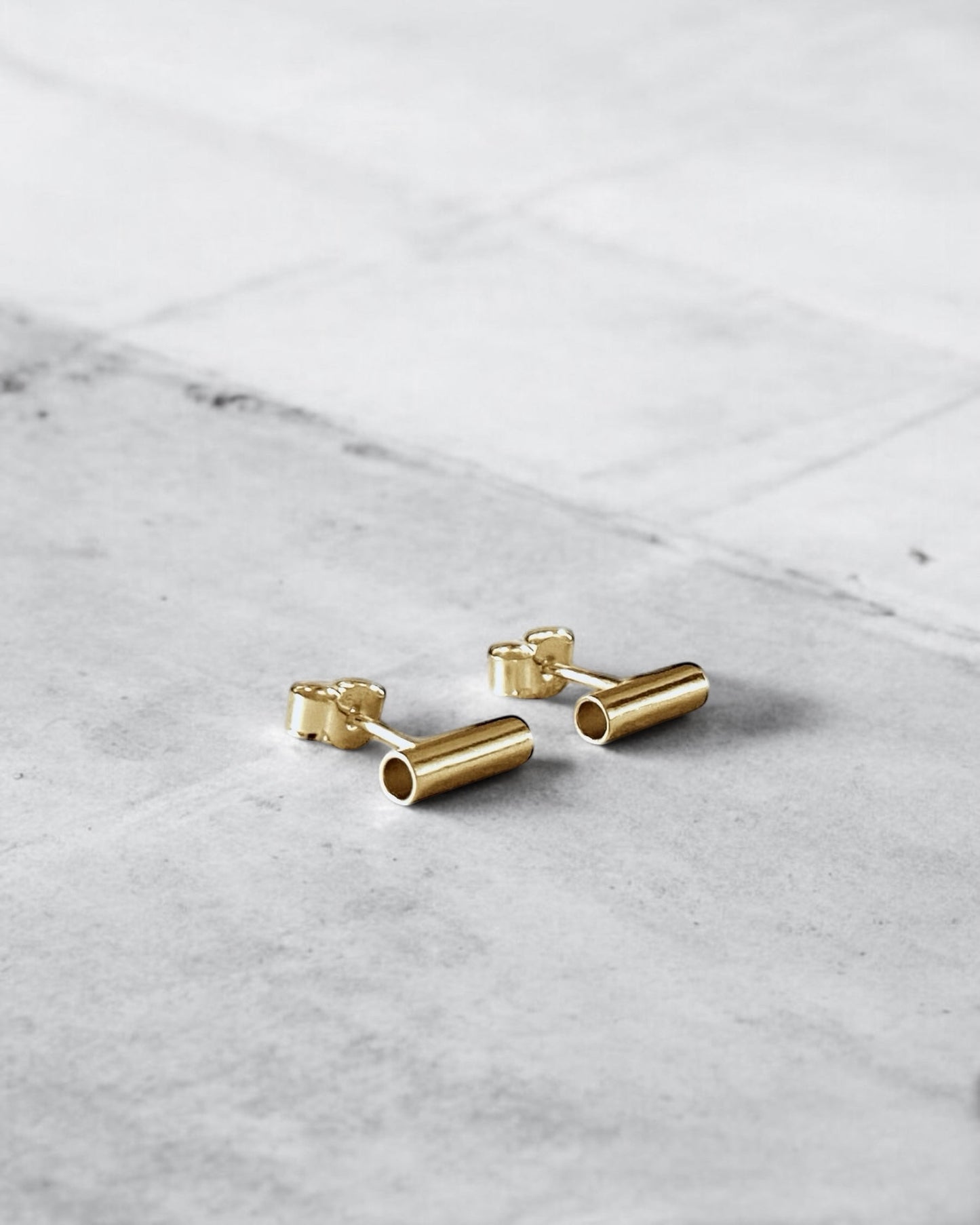 Pendientes Tubo Oro