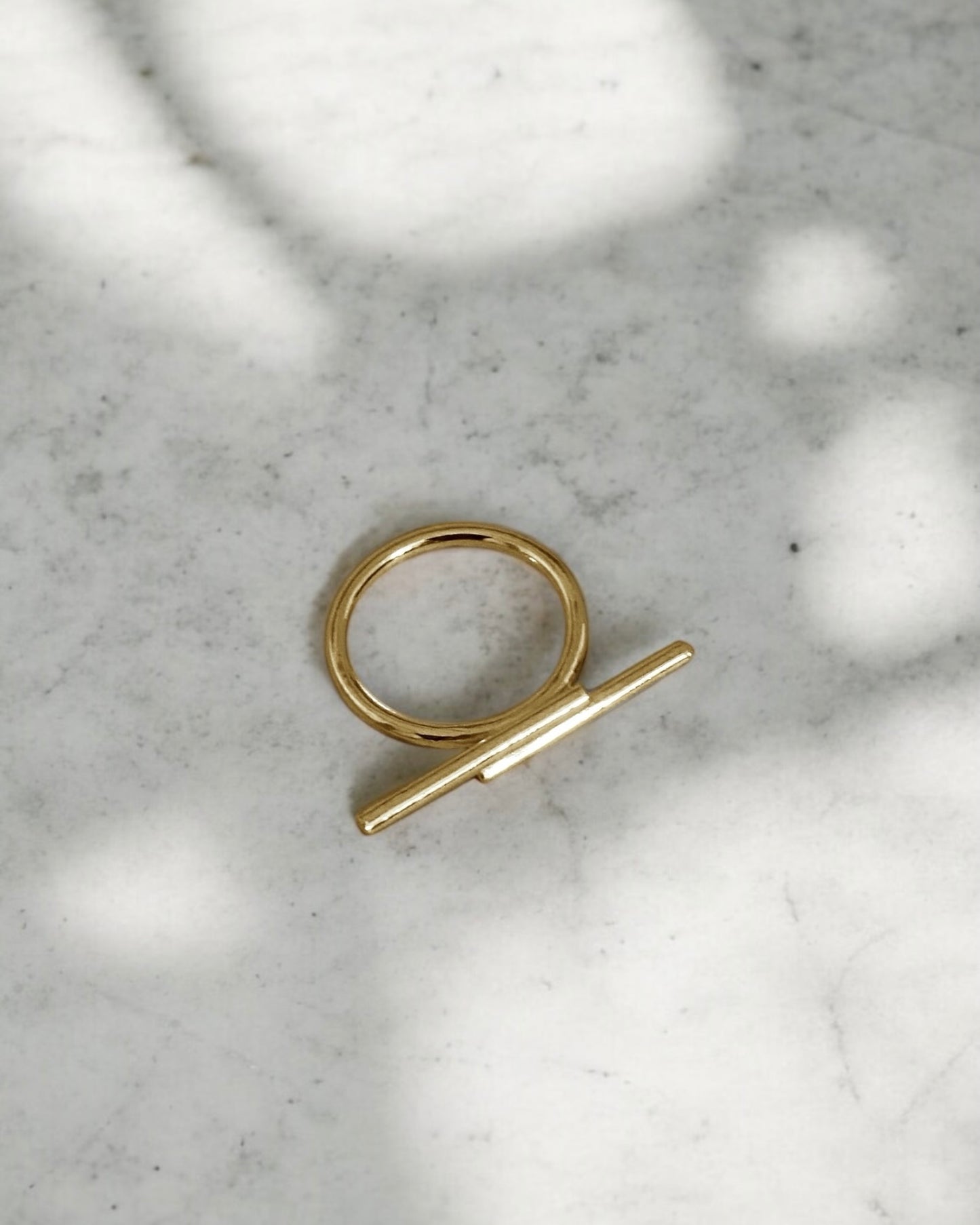 Double Smooth OI Ring Gold
