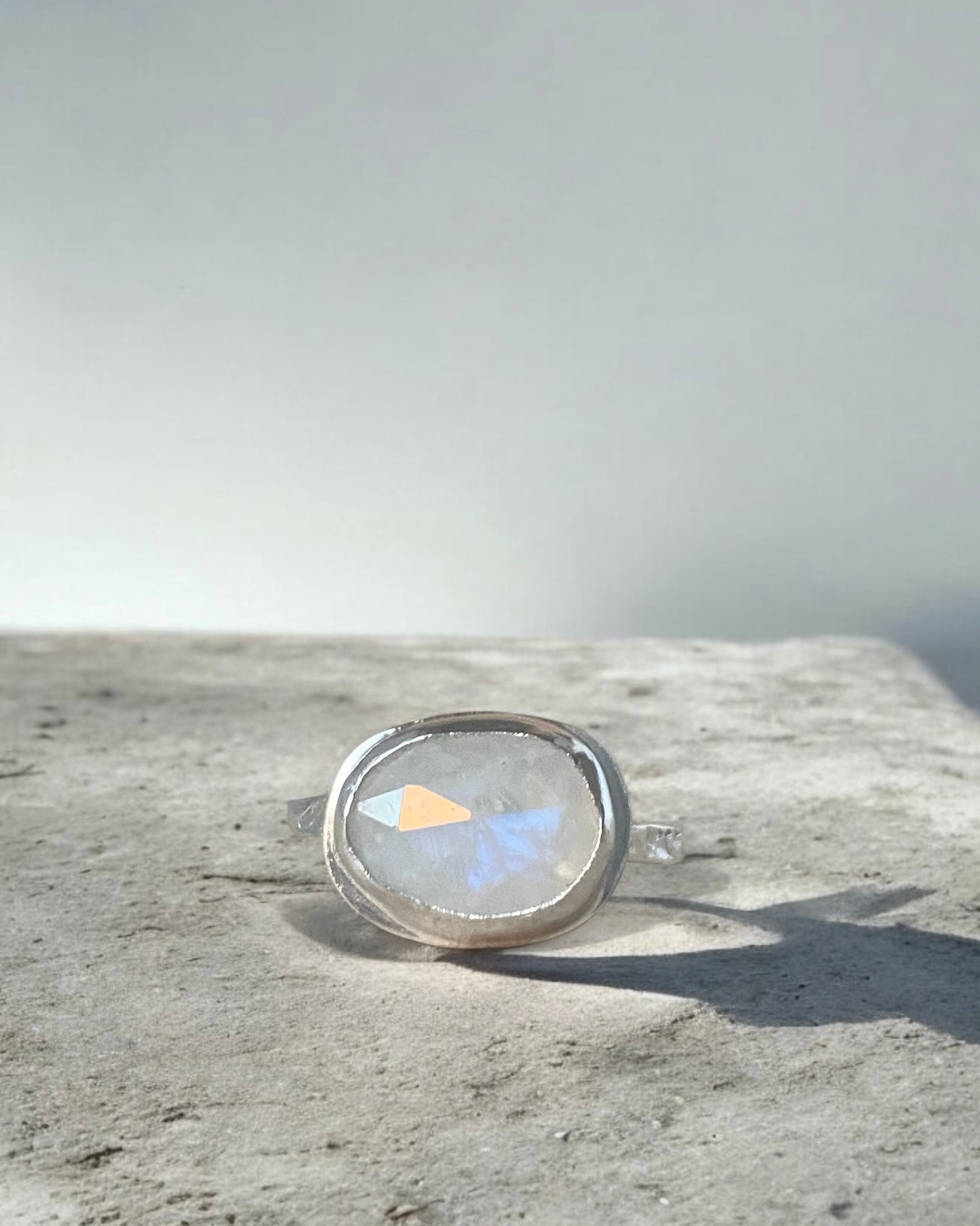 Oval Moonstone Ring