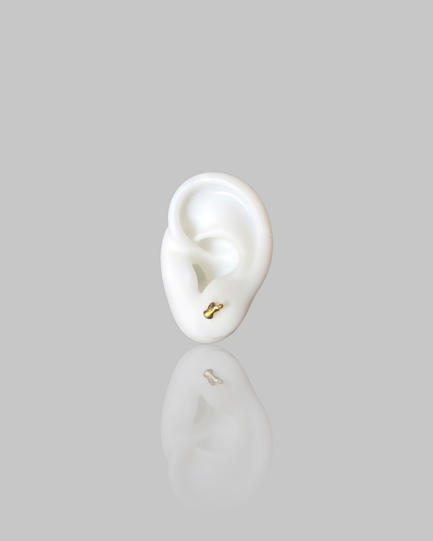 Abstract Mismatched Studs Gold