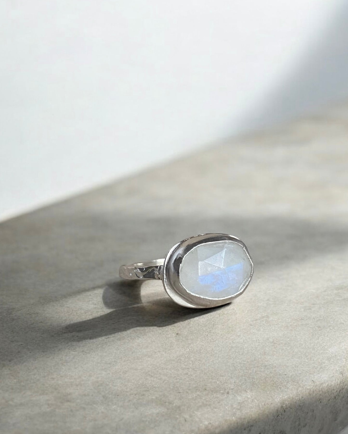 Oval Moonstone Ring