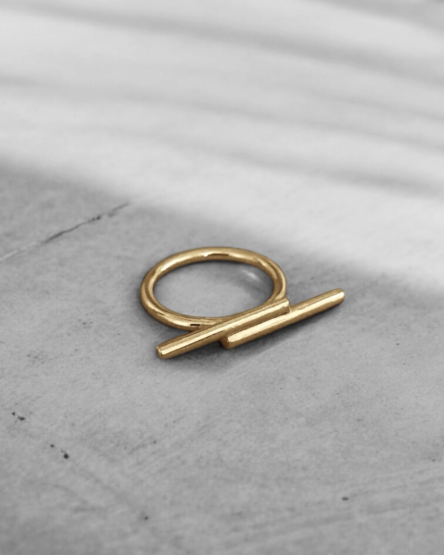 Double Smooth OI Ring Gold