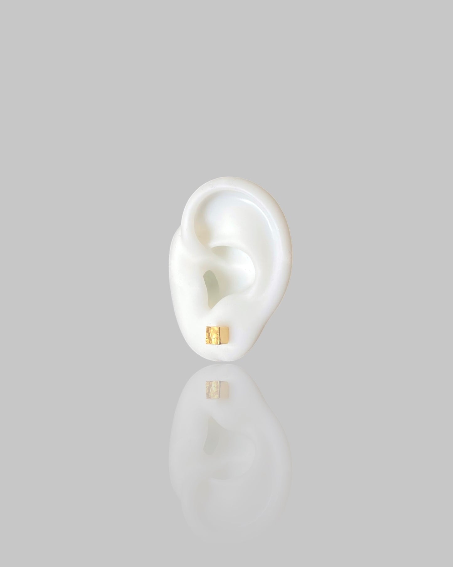 Cube Studs L Gold