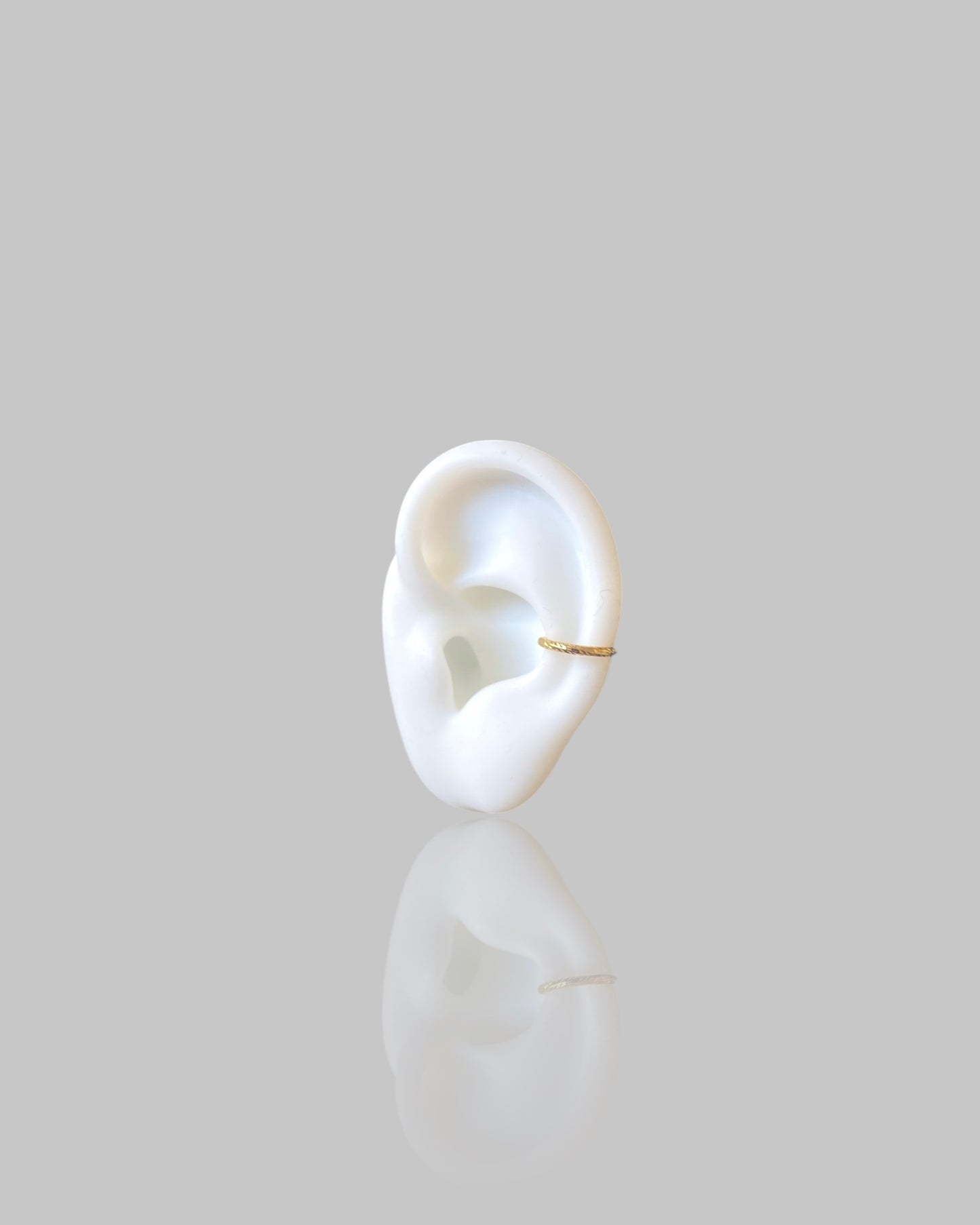 Weave Ear Cuff Gold