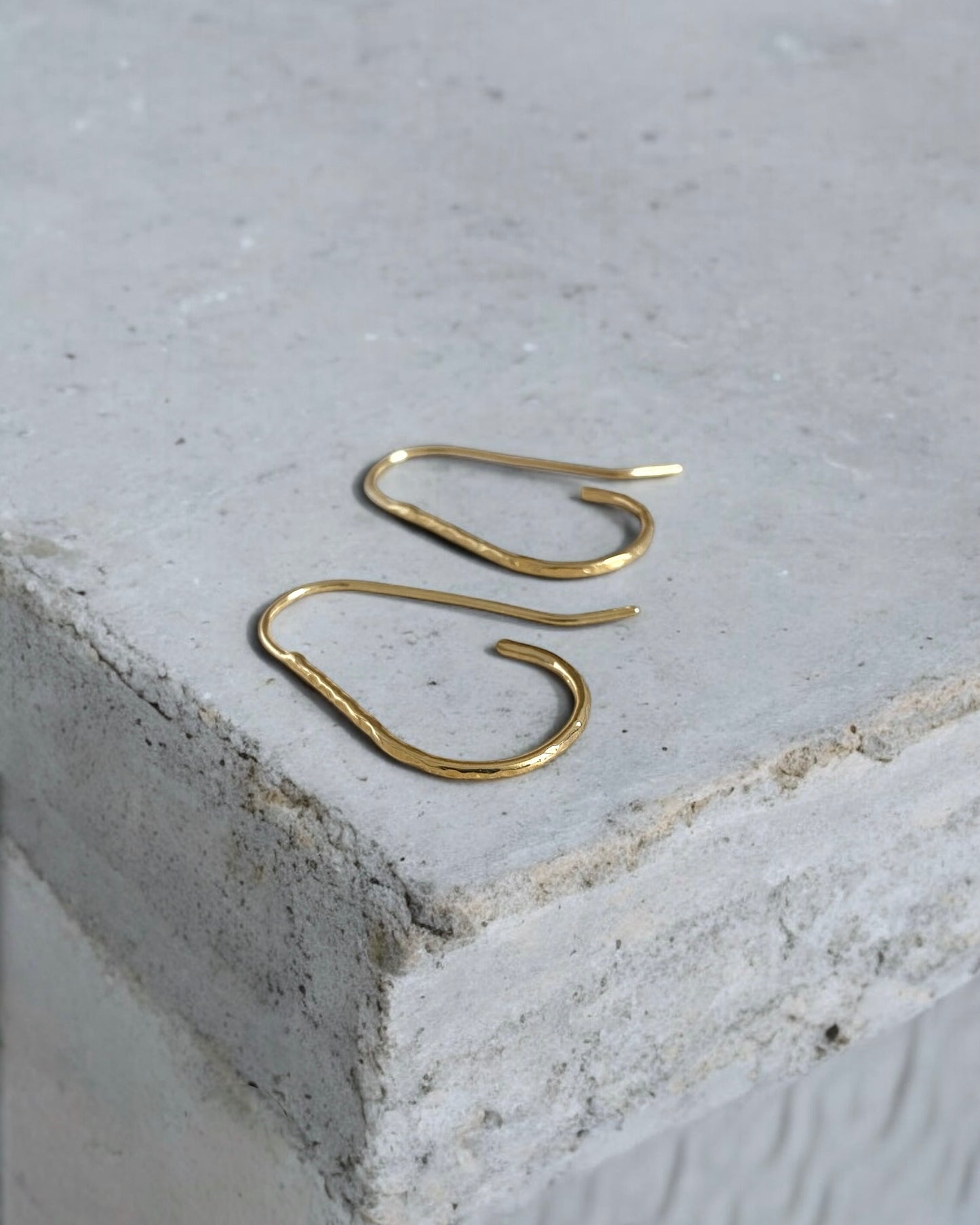 Open Hoop Earrings Gold