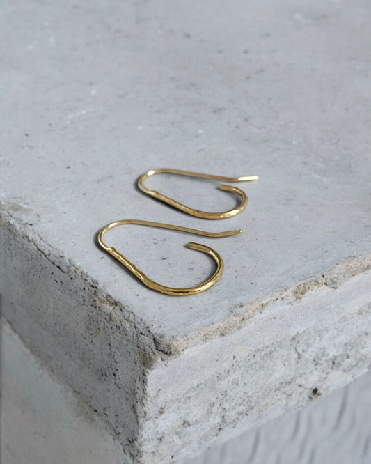 Open Hoop Earrings Gold