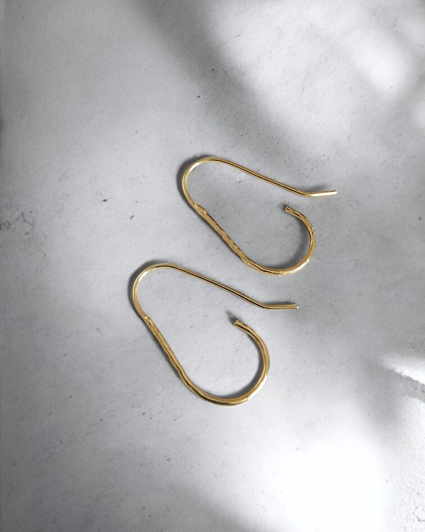 Open Hoop Earrings Gold