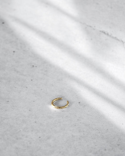 Weave Ear Cuff Gold