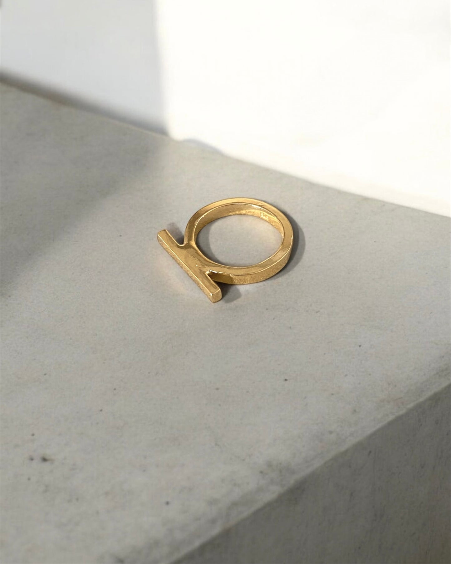 Gold OI Ring