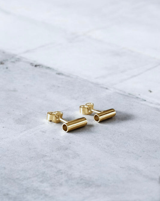 Pendientes Tubo Oro