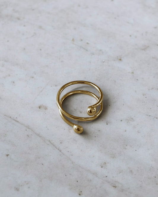 Anillos Espiral Oro